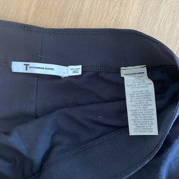 T by Alexander Wang black xsmall skirt - Picture 2 of 2